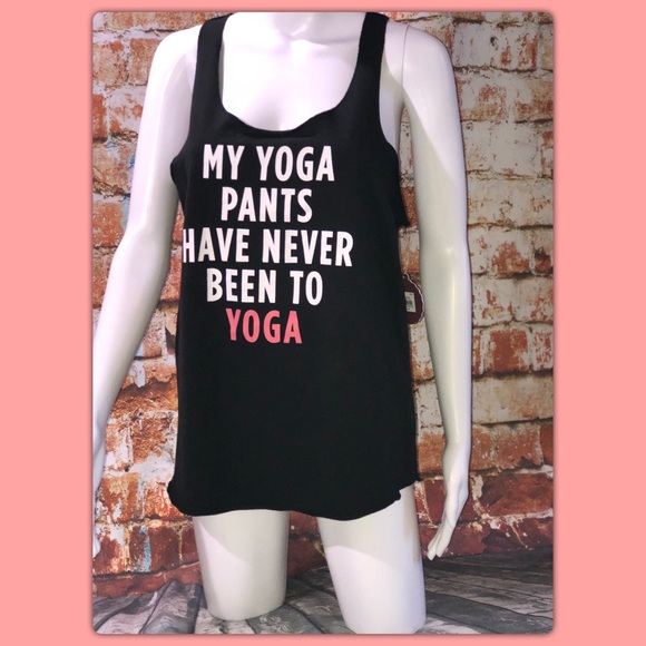 SO Tops Funny Yoga Tank Top Poshmark